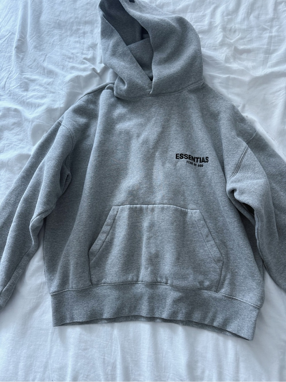 Essentials Gray Hoodie Sweatshirt